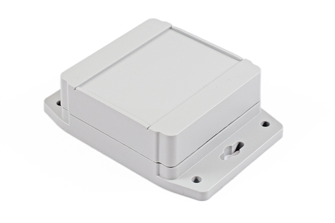 Hammond 1555F Series ABS Enclosure, IP66, Flanged, 3.55 x 3.55 x 1.48in