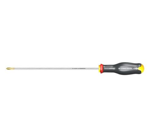 Facom Phillips  Screwdriver, PH2 Tip, 400 mm Blade, 520 mm Overall