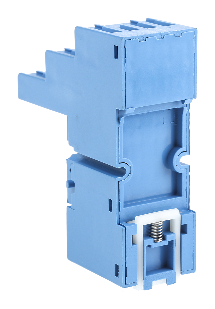 Finder 94 8 Pin 250V ac DIN Rail Relay Socket, for use with 55.32