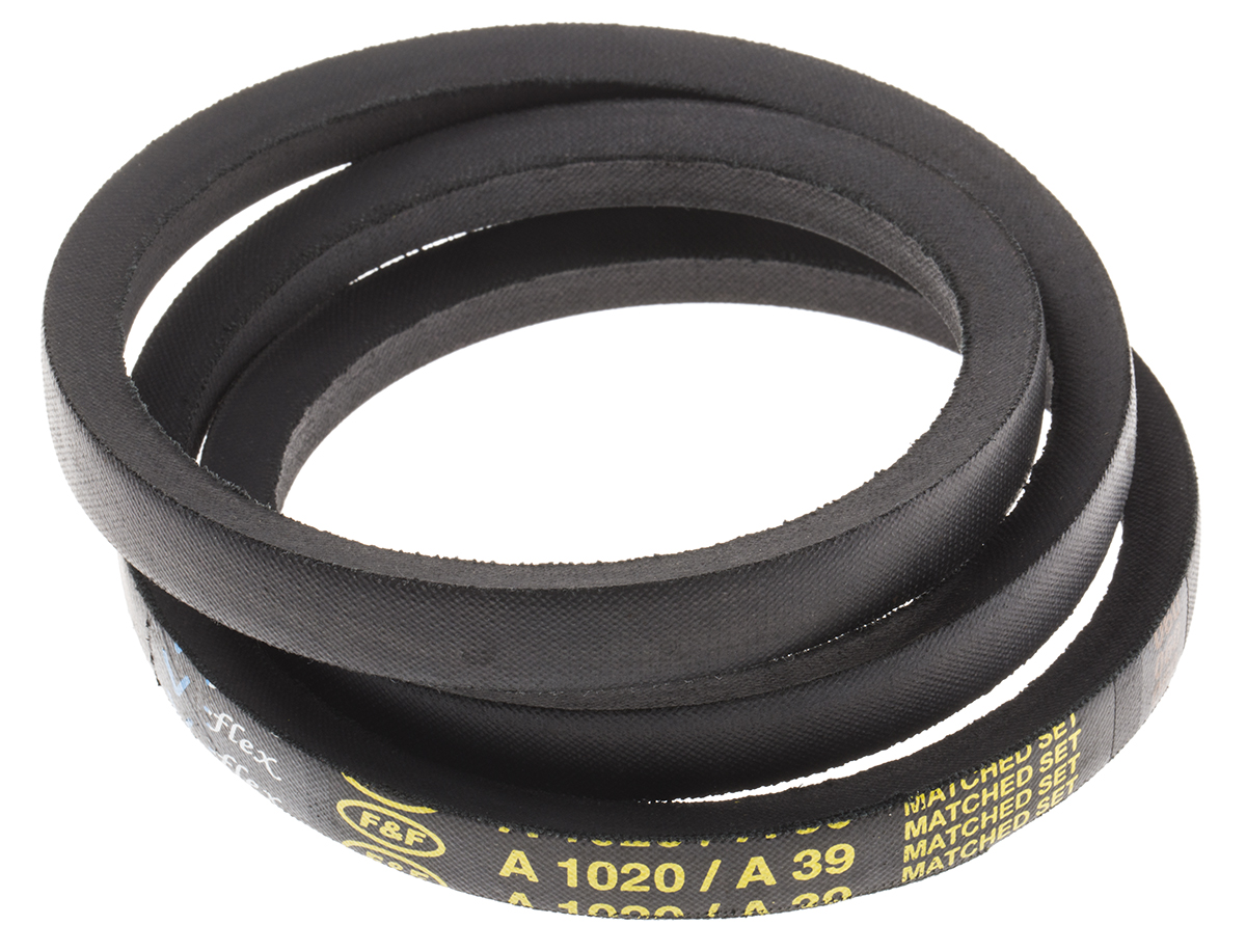 RS PRO Drive Belt, belt section A, 990mm Length