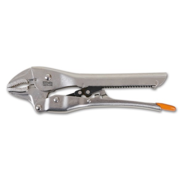 BETA Mole Grips, 240 mm Overall, Straight Tip, 60mm Jaw