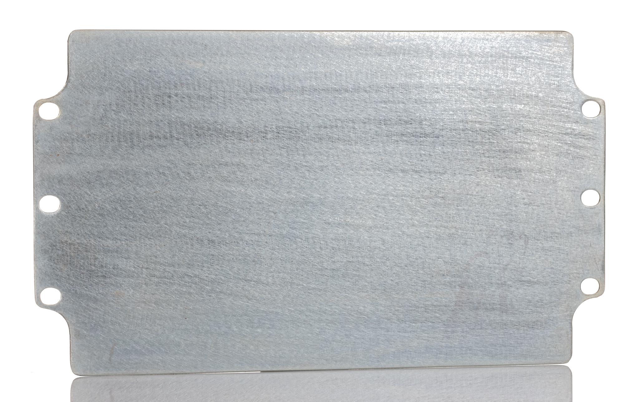 RS PRO Steel Mounting Plate, 1.5mm H, 143mm W, 244.5mm L for Use with RS PRO GRP Enclosure