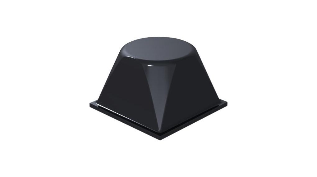 RND Square Polyurethane Self Adhesive Feet, 20.6mm diameter 20.6mm width x 20.6mm length