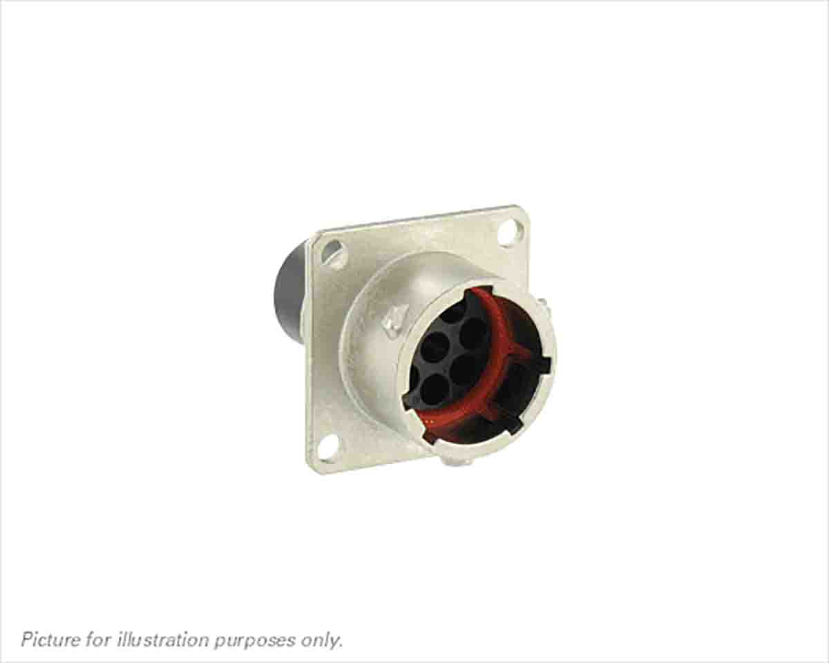 Souriau Sunbank by Eaton Circular Connector, 8 Contacts, Flange, Standard Connector, Plug, Male, IP68, IP69K, UT0 Series