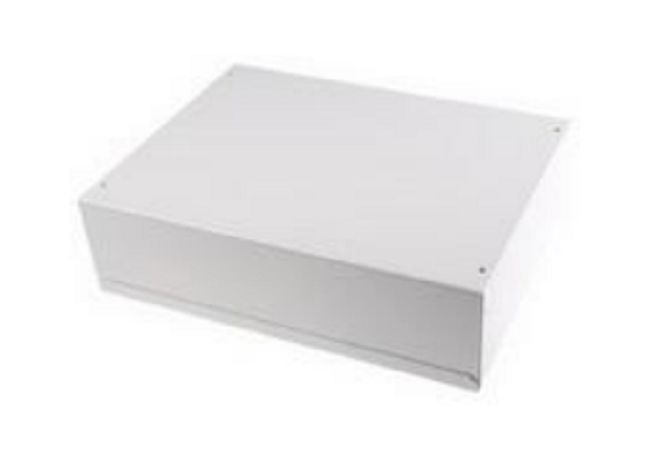 RS PRO Grey Cold Rolled Steel Instrument Case, 350 x 270 x 95mm