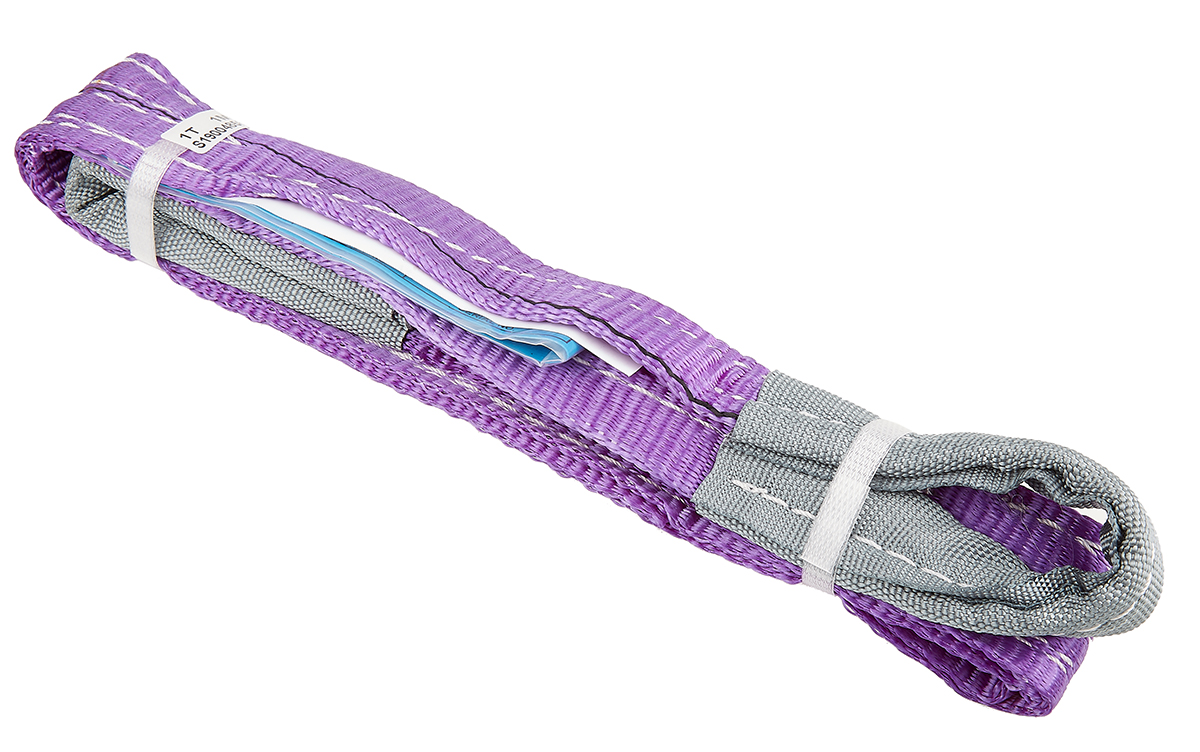 RS PRO 1m Purple Lifting Sling Webbing, 1t