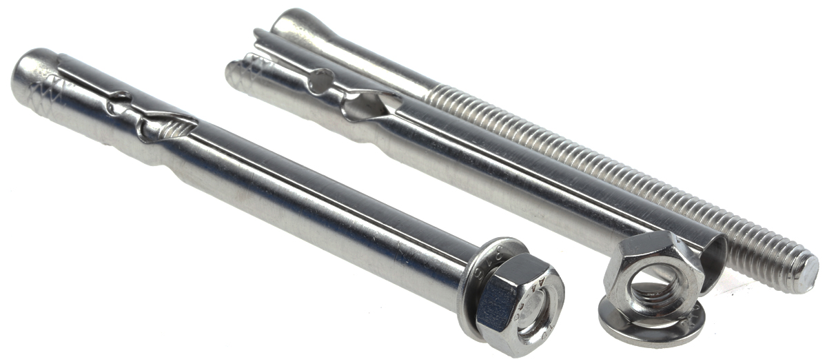 RS PRO Stainless Steel Masonry Fixing 100mm, 10mm Fixing Hole