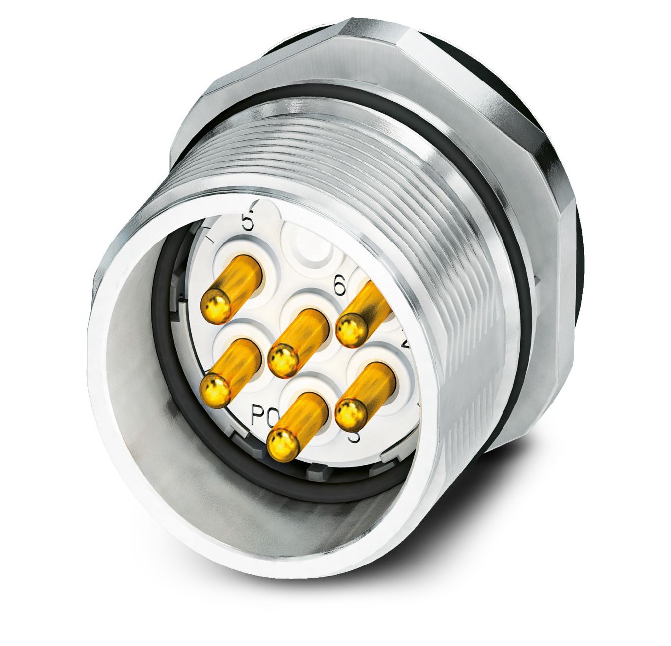 Phoenix Contact Circular Connector, 9 Contacts, Bulkhead Mount, M23 Connector, Plug, Male, IP67, CA Series