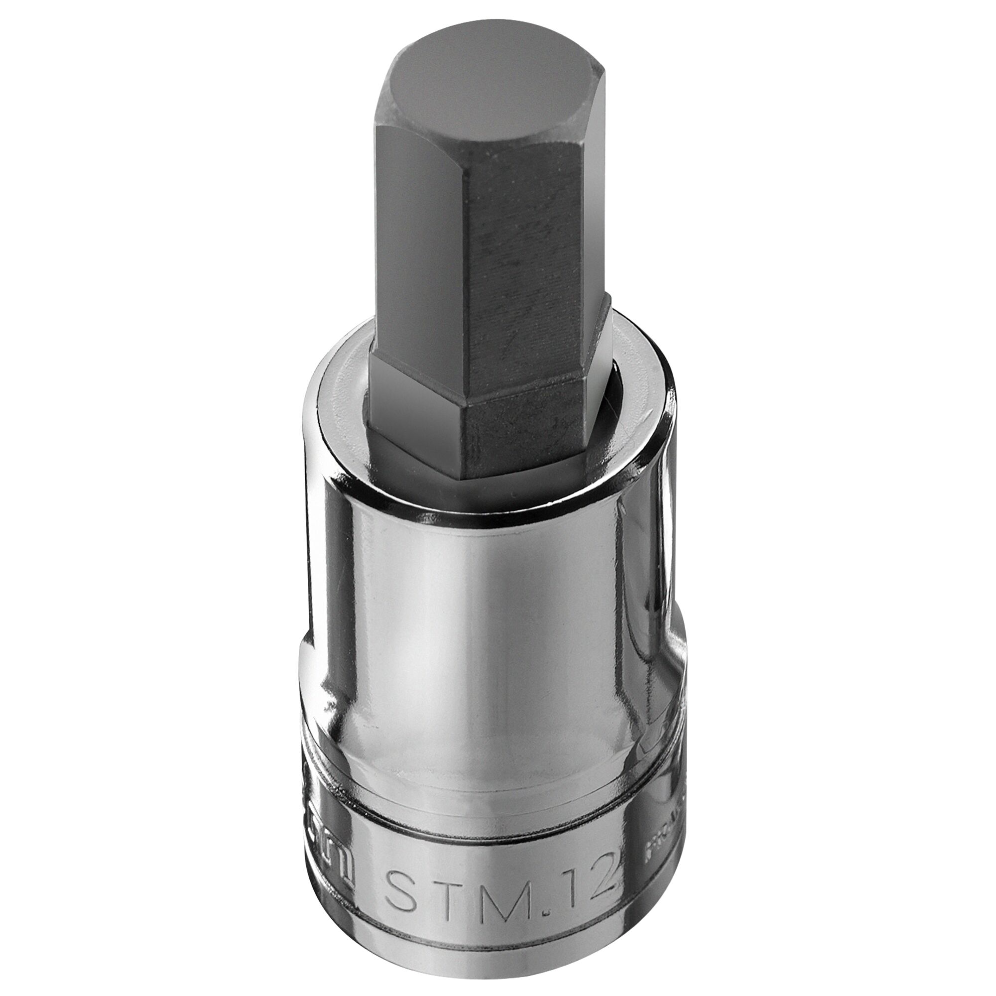 Facom 1/2 in Drive Bit Socket, Hex Bit, 14mm, 60 mm Overall Length