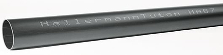 HellermannTyton Adhesive Lined Heat Shrink Tubing, Black 119.4mm Sleeve Dia. x 1.2m Length 6:1 Ratio, HA67 Series