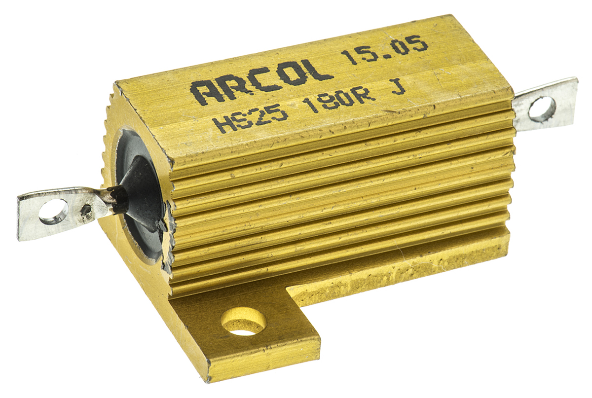 Arcol, 180Ω 25W Wire Wound Chassis Mount Resistor HS25 180R J ±5%