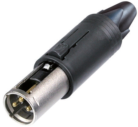 Neutrik Cable Mount XLR Connector, Female, 50 V, 3 Way, Gold Plating