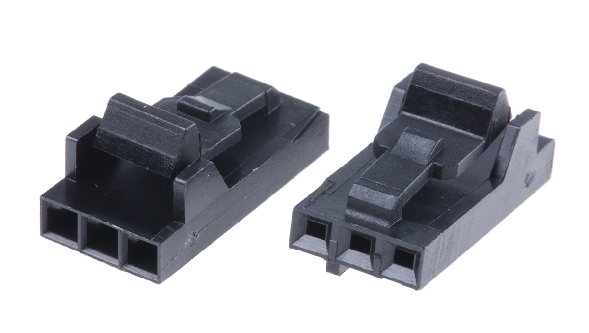 TE Connectivity, AMPMODU MTE Female Connector Housing, 2.54mm Pitch, 3 Way, 1 Row