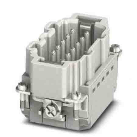 Phoenix Contact Heavy Duty Power Connector Insert, 16A, Male, HC-B10 Series, 10 Contacts