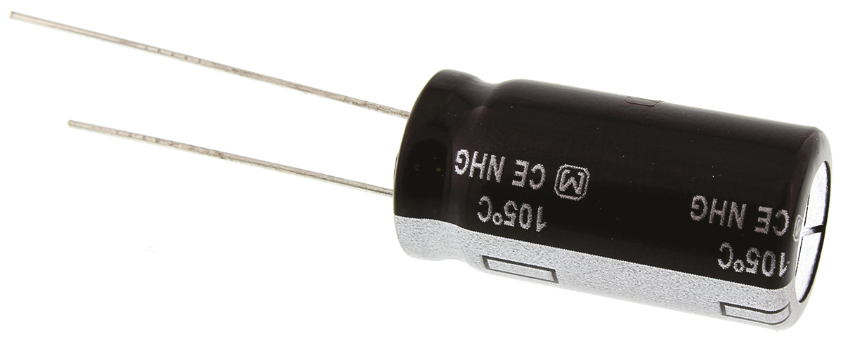 Panasonic 2200μF Aluminium Electrolytic Capacitor 25V dc, Radial, Through Hole - ECA1EHG222