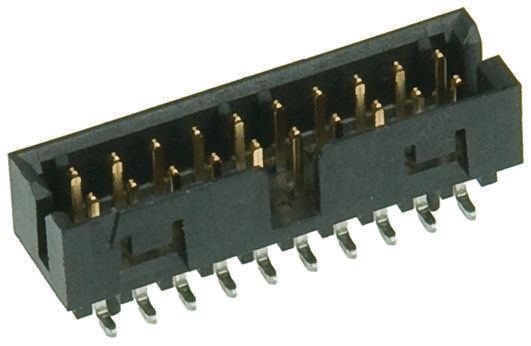 Molex Milli-Grid Series PCB Header, 8 Contact(s), 2 mm Pitch, 2 Row, Shrouded