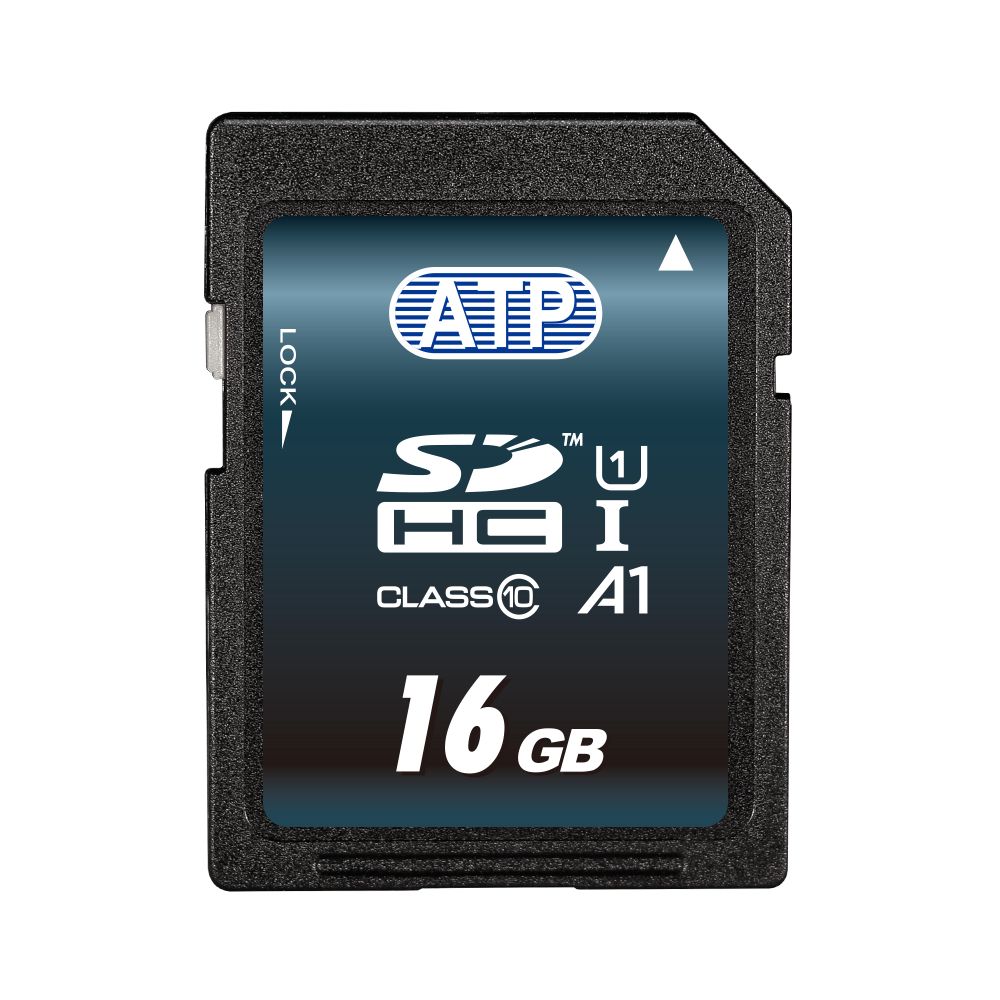 ATP 16 GB Industrial SD SD Card, Class 10, UHS - 1