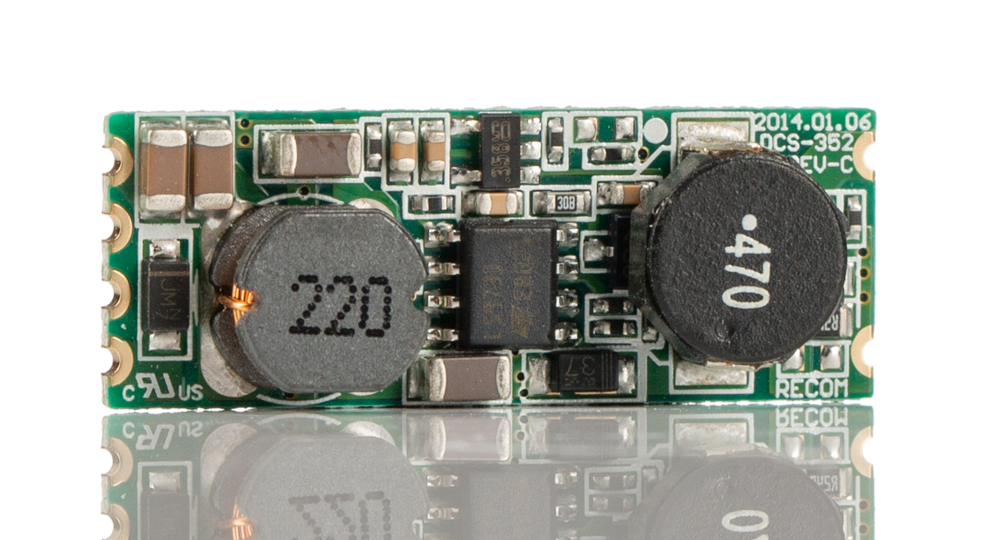 Recom LED Driver, 2 → 35V dc Output, 32W Output, 1A Output, Constant Current Dimmable