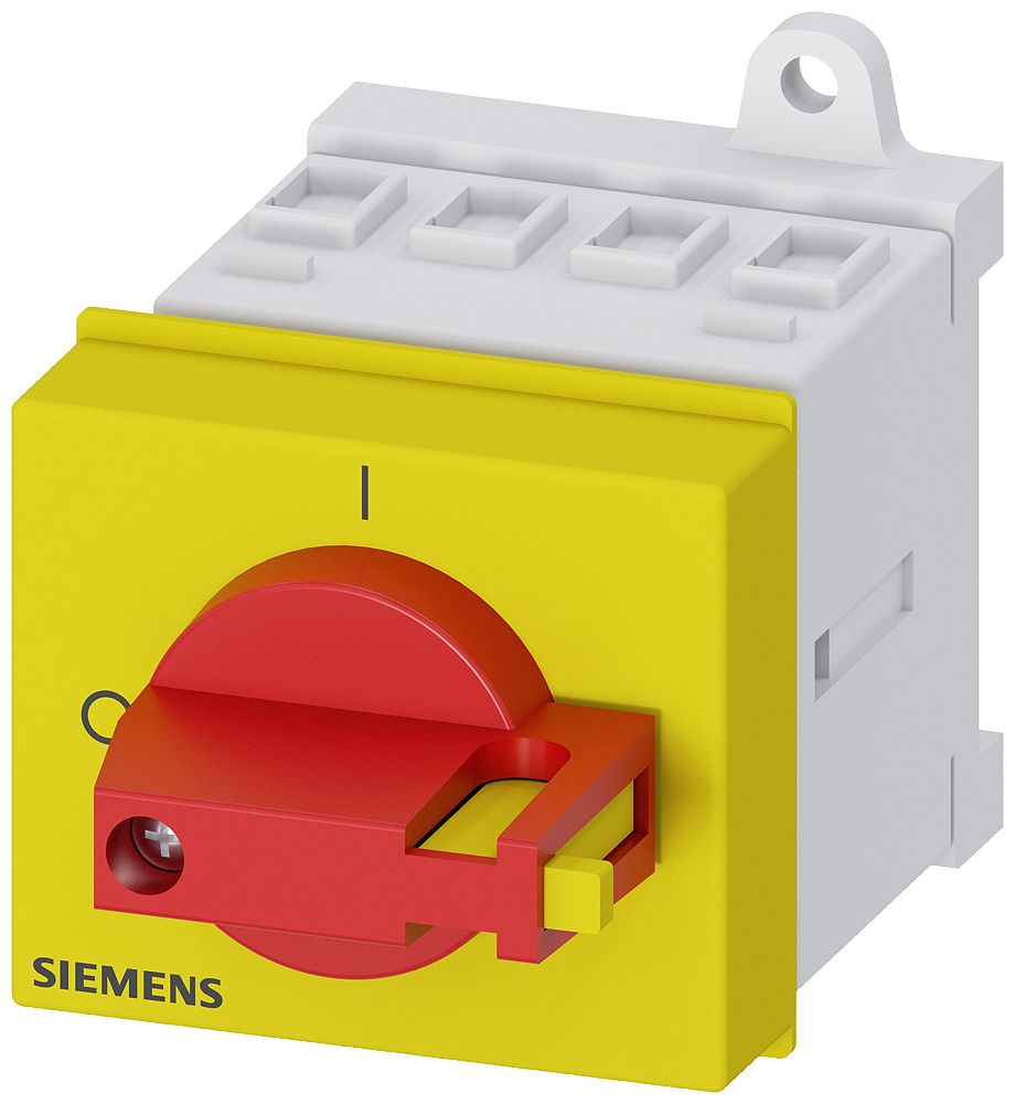 Siemens 4 Pole DIN Rail Isolator Switch - 16A Maximum Current