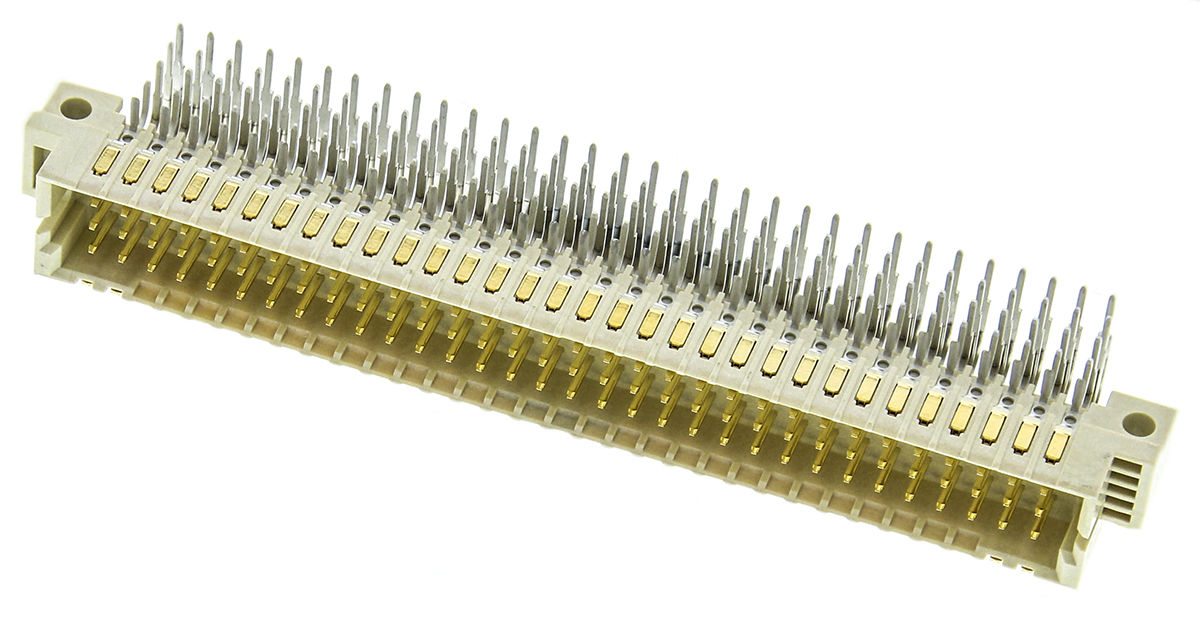 HARTING har-bus 64 160 Way 2.54mm Pitch, Type Board to Board, 5 Row, Right Angle DIN 41612 Connector