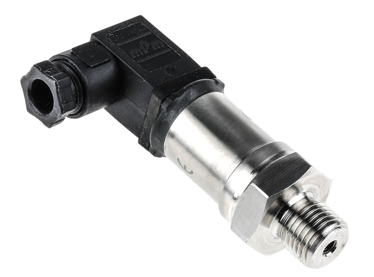 Gems Sensors Pressure Sensor, 10bar Max, Current Output, Absolute Reading