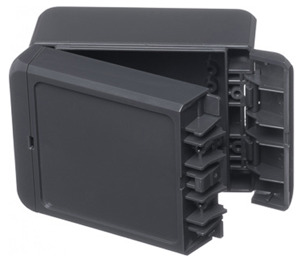 Bopla Bocube Series Graphite Grey ABS Enclosure, IP66, IP68, Graphite Grey Lid, 113 x 80 x 60mm