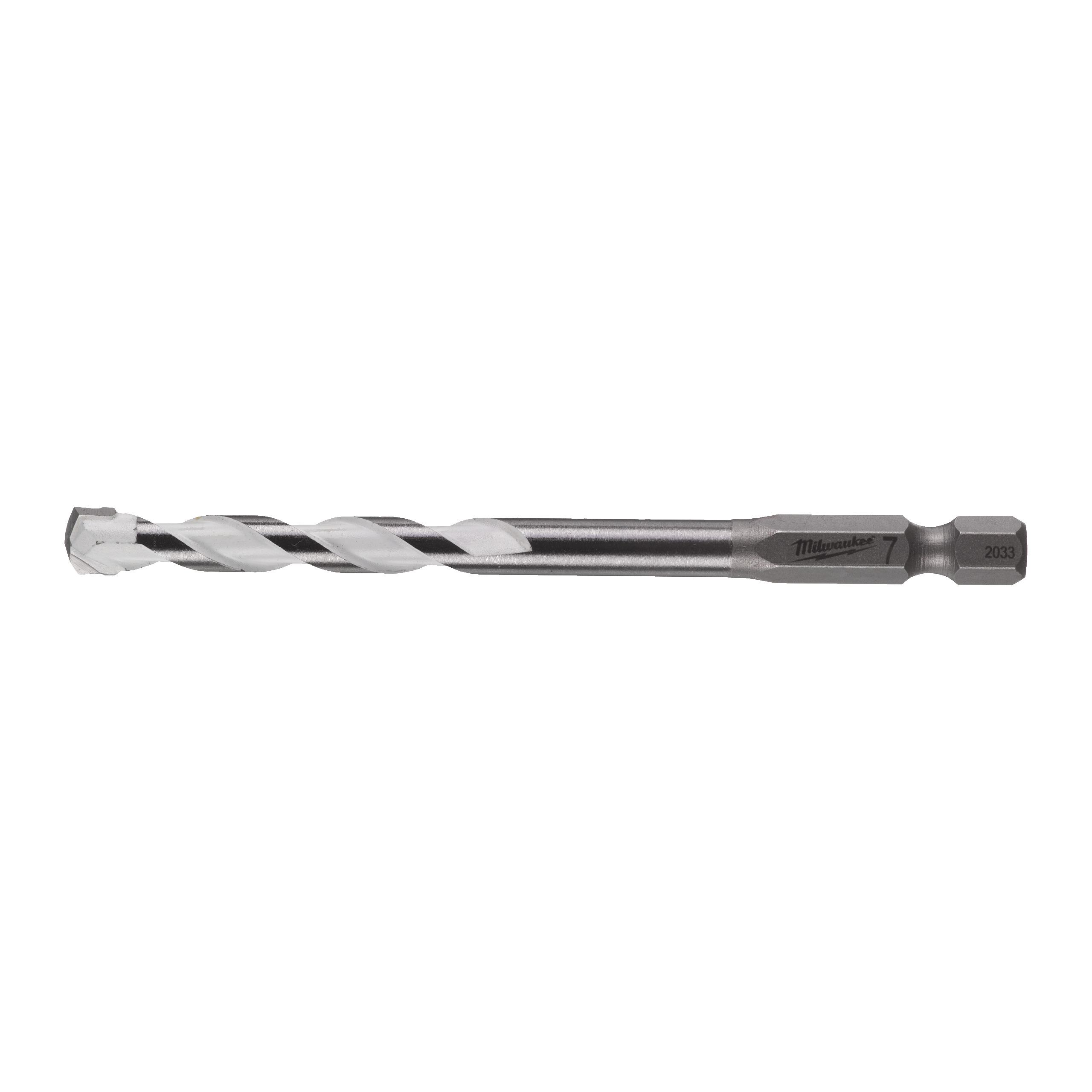 4932 Series Tungsten Carbide Tipped Twist Drill Bit, 7mm Diameter, 100 mm Overall