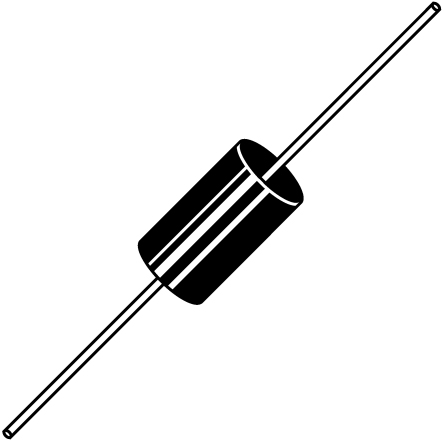 DiodesZetex 60 V 5 A Diode Schottky 2-Pin DO-201AD SB560-T