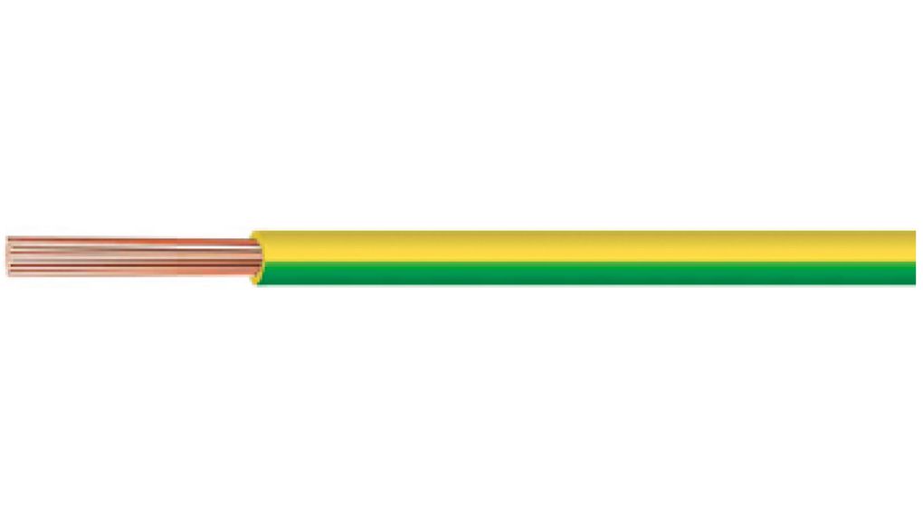 Huber+Suhner RADOX 155 Series Green 2.5 Hook Up Wire, 14 AWG, 100m, Cross Linked Polyolefin Insulation, RADOX 155 2.5