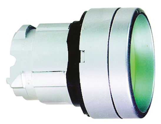 Schneider Electric Harmony XB4 Series Green Spring Return Push Button Head, 22mm Cutout, IP66, IP67, IP69K