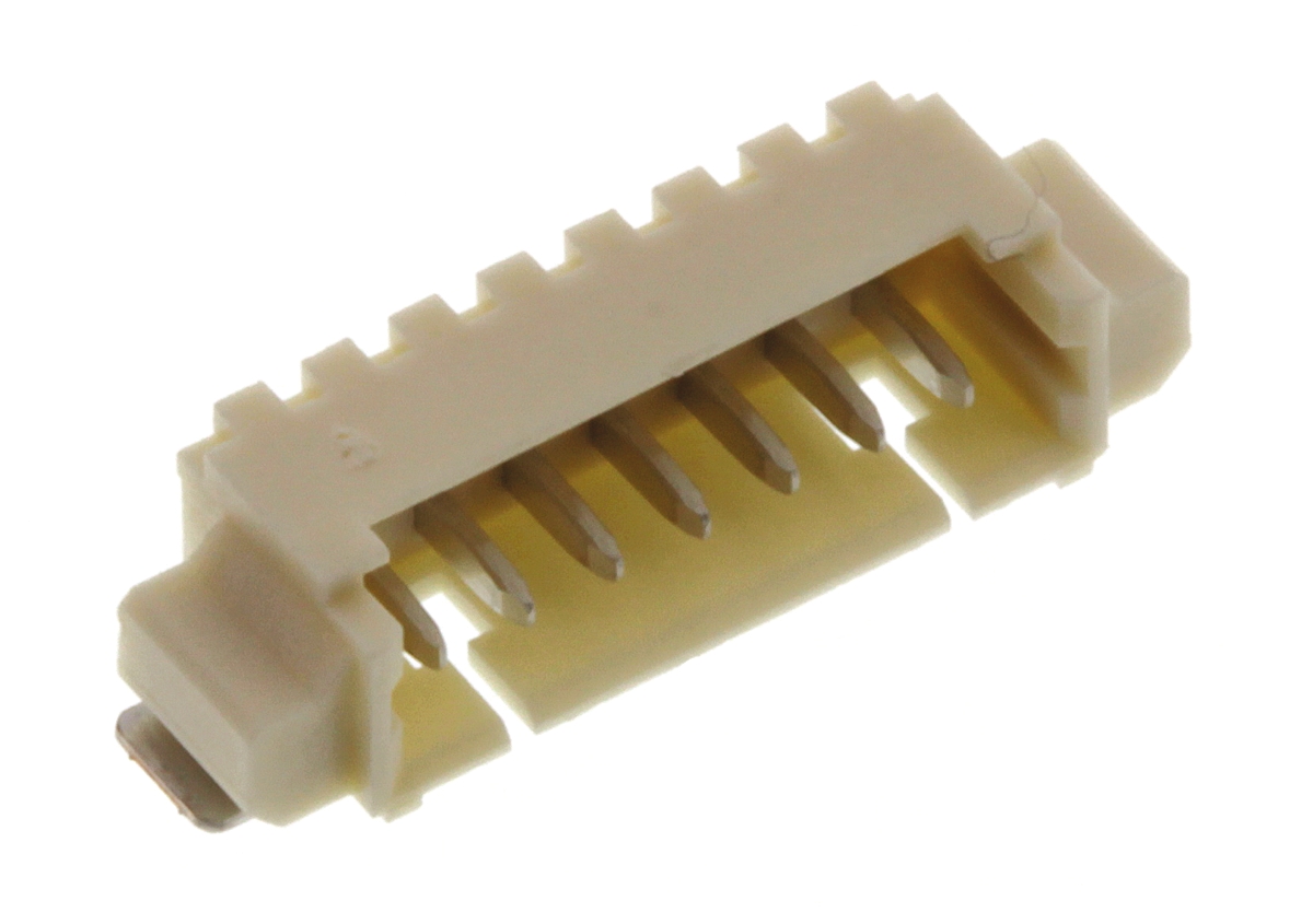 Molex PicoBlade Series Right Angle Surface PCB Header, 7 Contact(s), 1.25 mm Pitch, 1 Row, Shrouded
