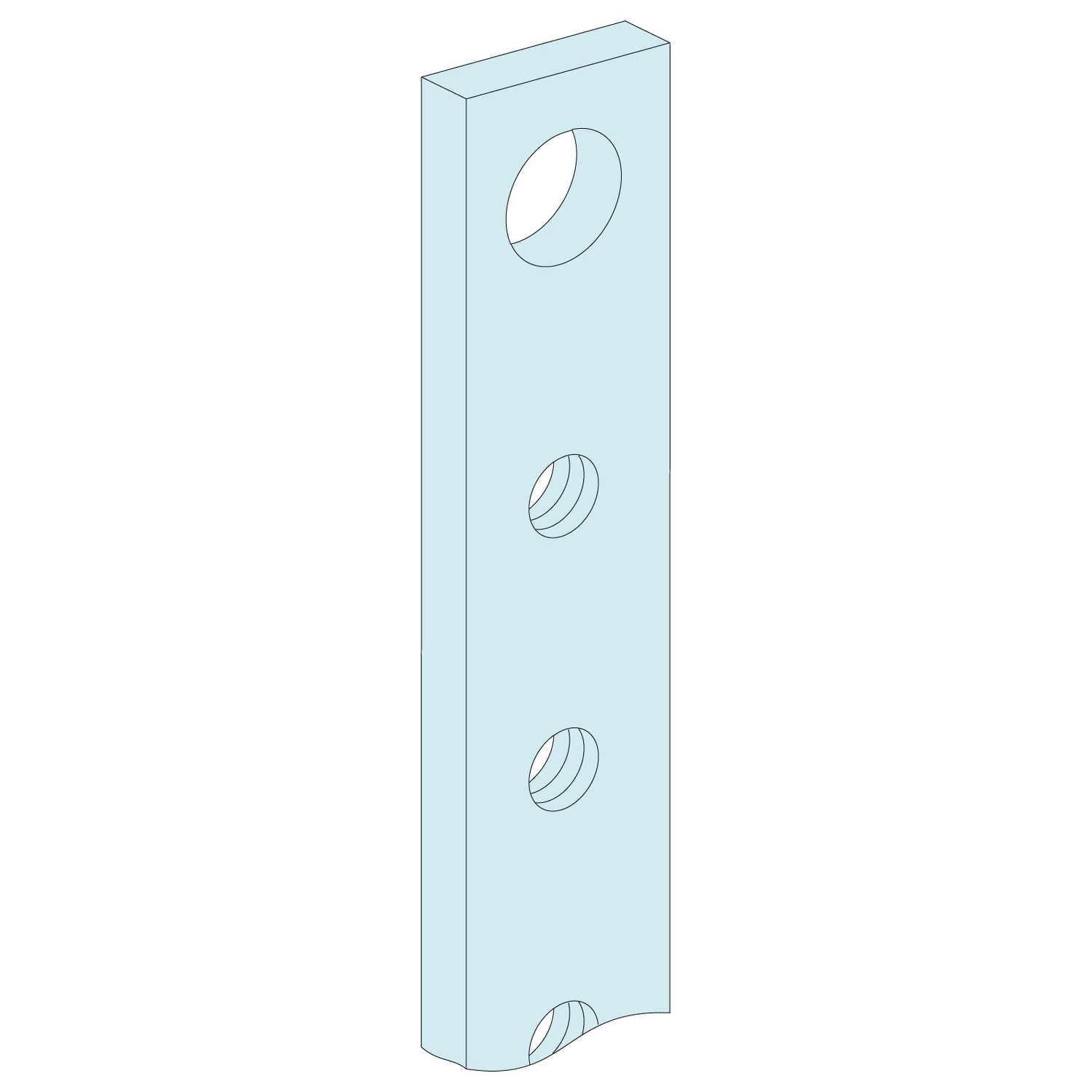 Schneider Electric LVS Series Busbar Accessories for Use with Enclosure, 1000 x 20 x 5mm