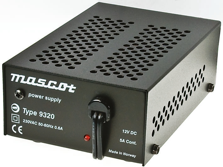 Mascot 70W Power Brick AC/DC Adapter 24V dc Output, 3A Output