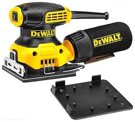 DeWALT DWE6411-GB 108 x 115mm Corded Orbital Sander, Type G - British 3-Pin