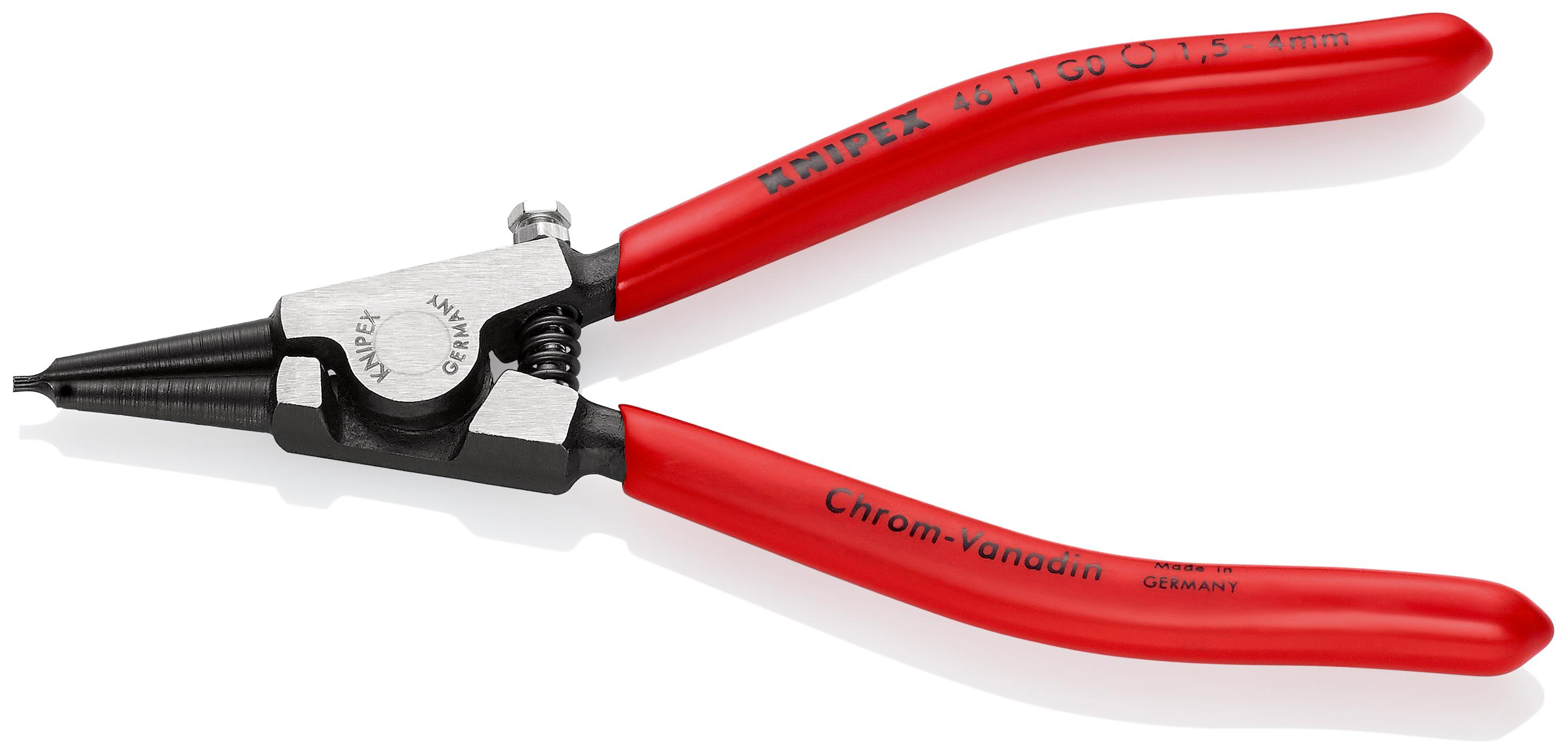 Knipex 46 11 G0 Pliers, 140 mm Overall, Straight Tip
