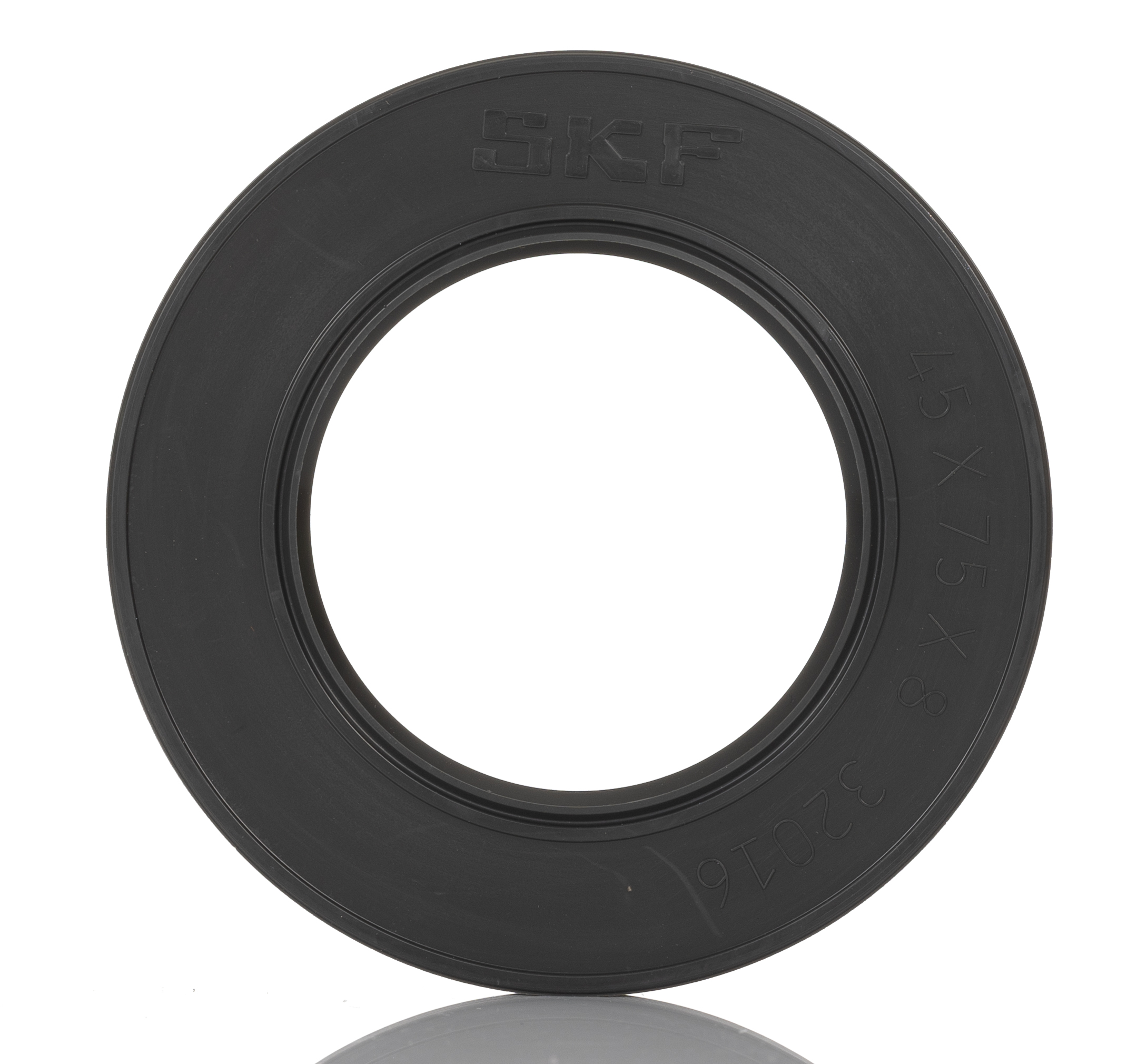 SKF Nitrile Rubber Seal, 45mm ID, 75mm OD, 8mm