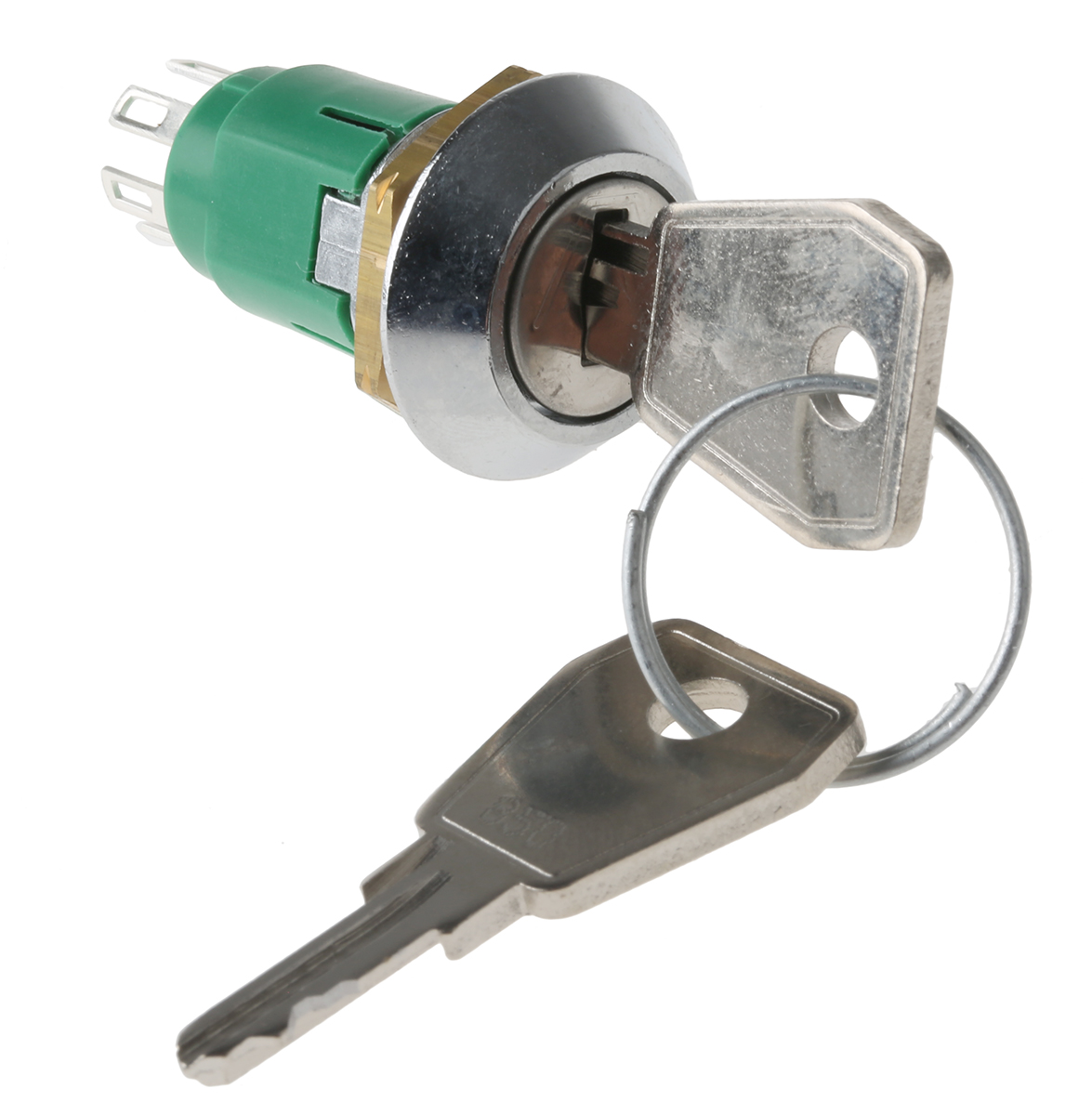 Lorlin Key Switch, DPDT, 1 A @ 24 V dc 2-Way Common-Key