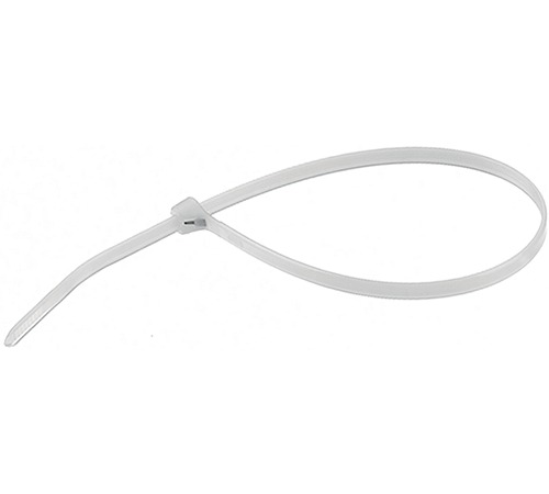 Thomas & Betts Cable Ties, 186mm x 4.8 mm, Natural Nylon, Pk-100