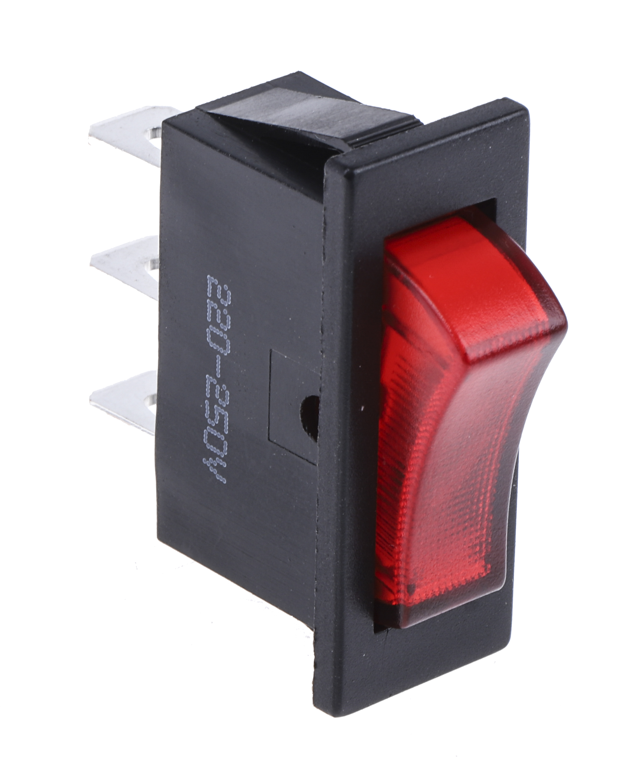 TE Connectivity Illuminated SPST, On-Off Rocker Switch Panel Mount