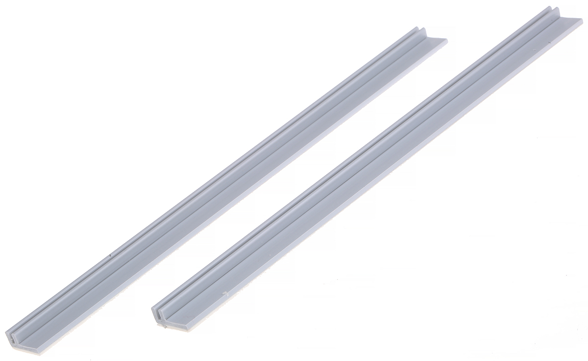 Essentra PCB Card Guide Adhesive-Backed Vertical Mount 204mm Long, 1.6mm Thick Max.