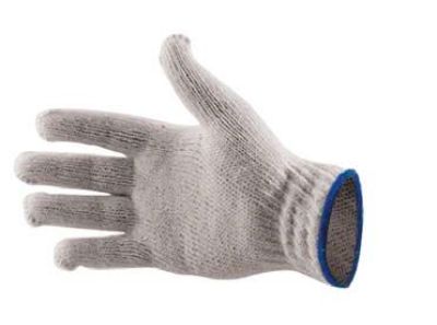 Reldeen Blue, White 45% Cotton, 55% Polyester Work Gloves, Size 10