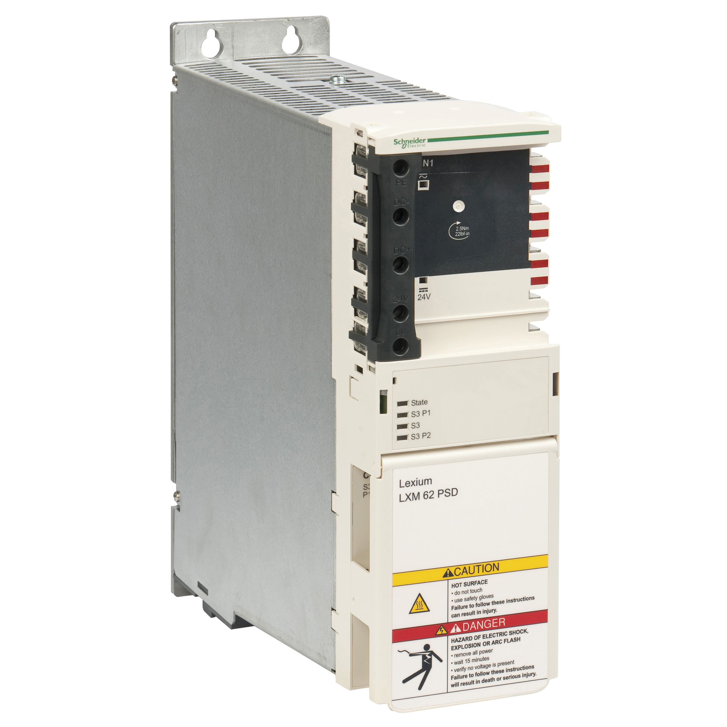 Schneider Electric 22 V Servo Drive, 230/400 V, 3 Phase, 42 to 82 A