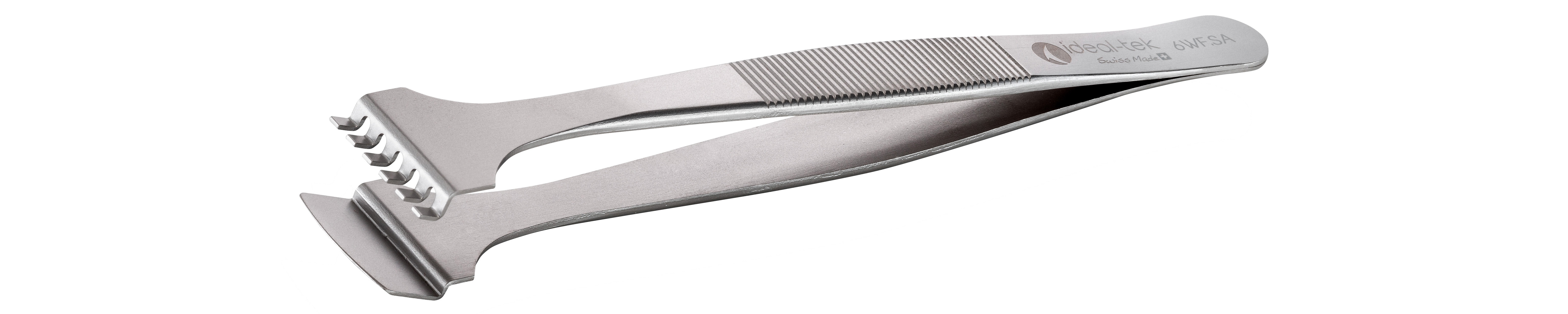 ideal-tek 130 mm, Stainless Steel, Wafer, Tweezers