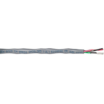 Belden 9729NH Series Data Cable, 2 Pairs, 4 Cores, 0.23 mm², Screened, 24 AWG, 304m, Screened Shield