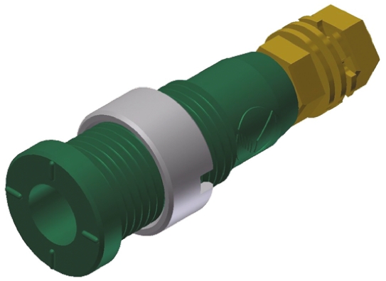 Hirschmann Test & Measurement Green Female Banana Socket, 2mm Connector, Solder Termination, 10A, 1000V ac/dc, Gold