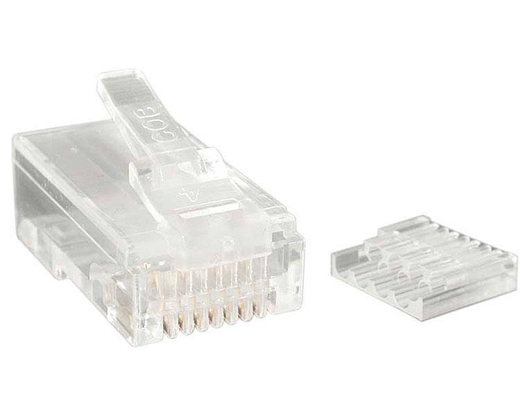 StarTech.com CRJ4 Series Male RJ45 Modular Plug, Plug-In, Cat6