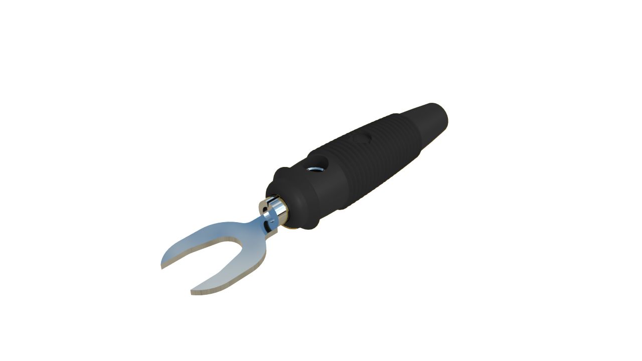 Hirschmann Test & Measurement KB 3 Insulated Fork Terminal