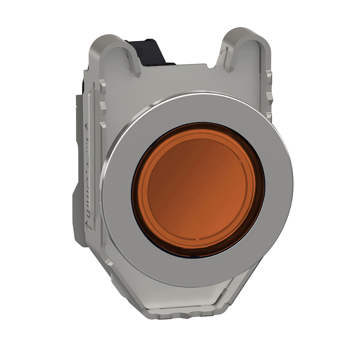 Schneider Electric, Harmony, Flush Mount Orange Universal LED Pilot Light, 30mm Cutout, Round, 100 → 132V ac