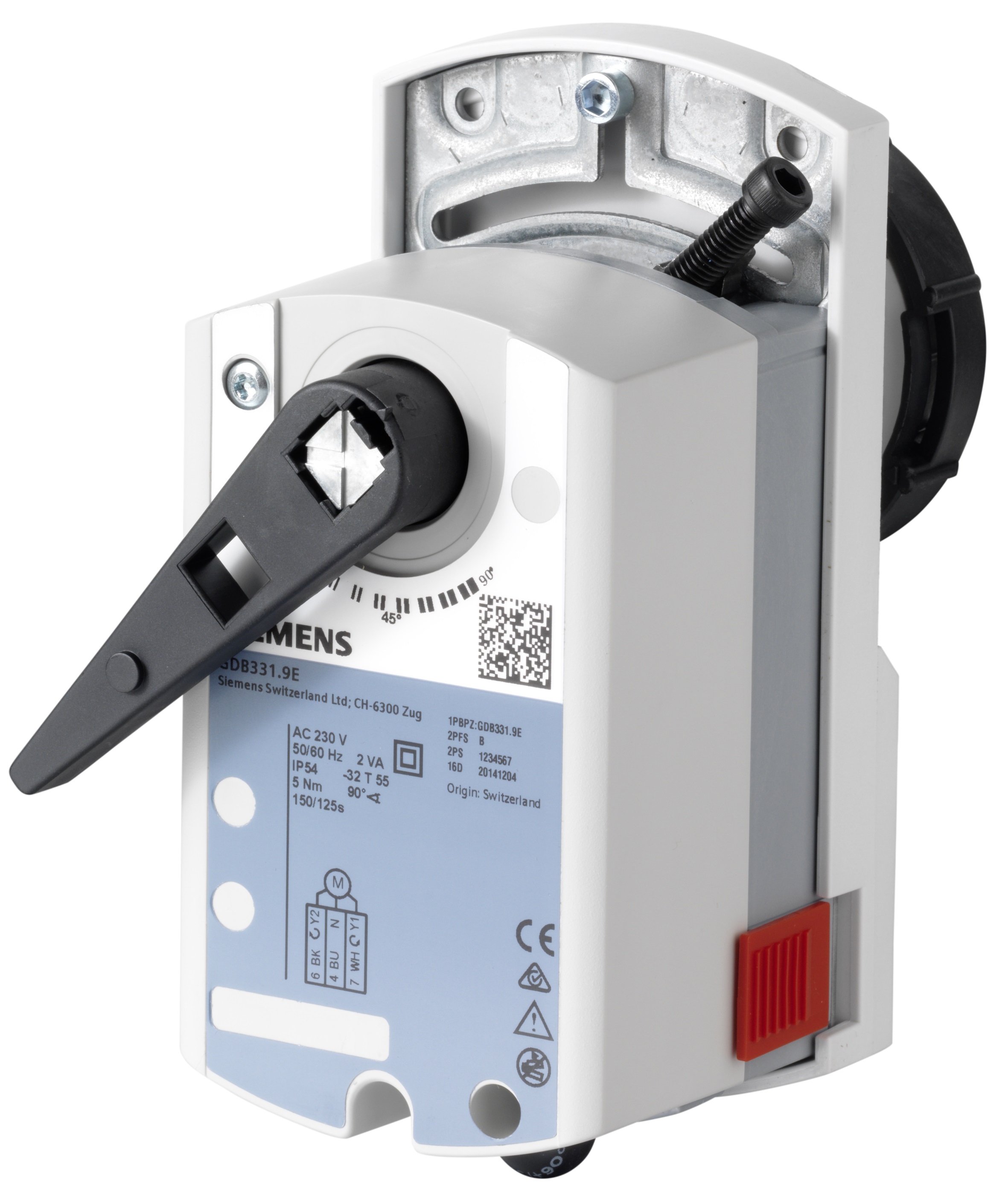 Siemens Electric 2, 3 port Valve Actuator -, 230 V Supply Voltage