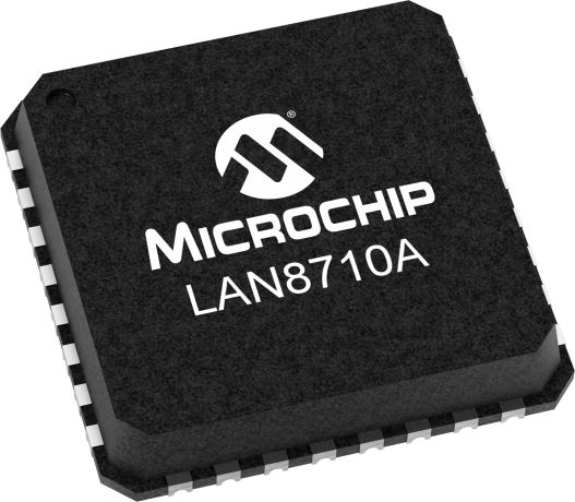 Microchip LAN8710AI-EZK-ABC, Ethernet Transceiver, 100Mbps MII, RMII, 3.3 V, 32-Pin QFN